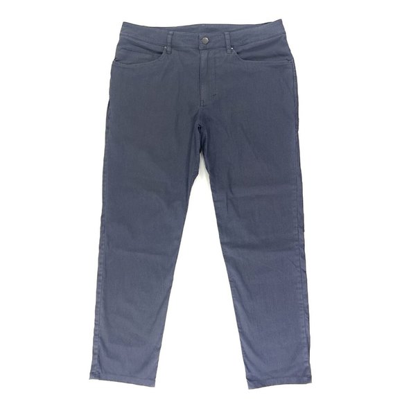 Lululemon Mens 32x28 ABC 5 Pocket Pants Dye Gray